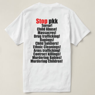 Hand in hand against pkk terrorism T-Shirt