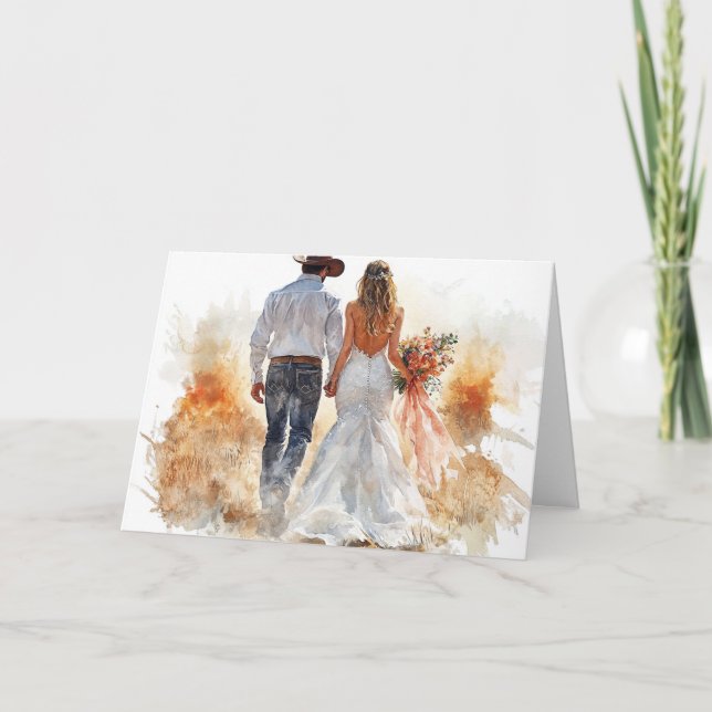 Hand in Hand, Ready for Happily Ever After Card (Front)