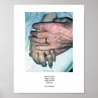 Hand inHand w/Verse Poster