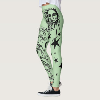Hand Inked Designer Leggings