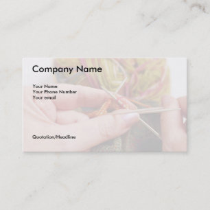 Hand-Knitter's Business Card