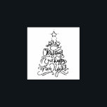 Hand Lettered Christmas Tree Rubber Stamp<br><div class="desc">Hand Lettered Christmas Tree Rubber Stamp</div>