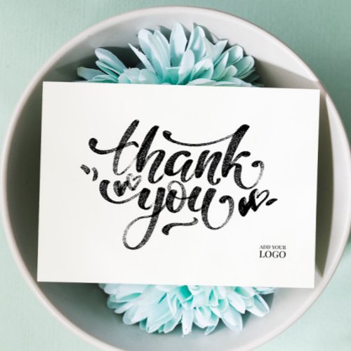 Hand Lettered Funky Branded Thank You