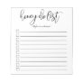 Hand-Lettered Honey Do List Personalized Notepad