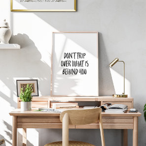 Hand Lettered Inspirational Motivational Quotes Poster