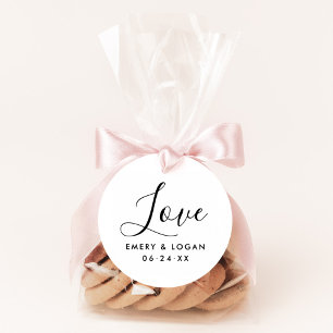 Hand Lettered Love Wedding Couple Self-inking Stamp