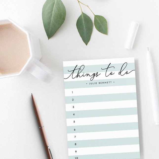 Hand Lettered Stripe | To-Do List Post-it Notes (Creator Uploaded)