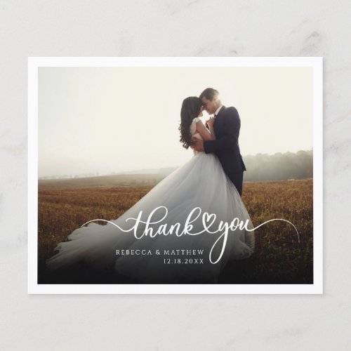Hand_Lettered Thank You Wedding Photo Budget Card
