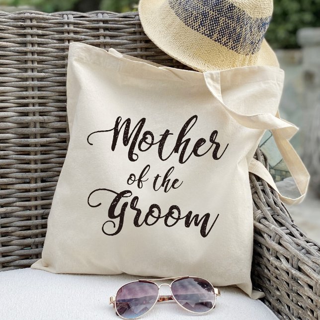 Hand lettering - mother of the Groom Tote Bag (Creator Uploaded)