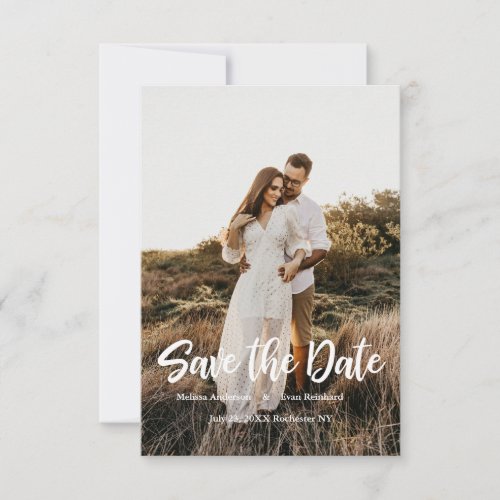 Hand Lettering photo Save the Date