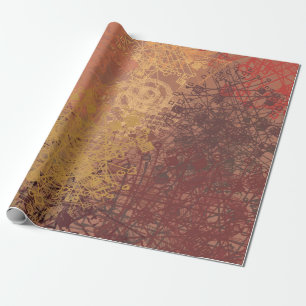 Hand made art. Colorful texture. Modern artwork. S Wrapping Paper