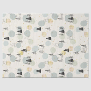 Hand Made Christmas Symbols Pattern Tissue Paper