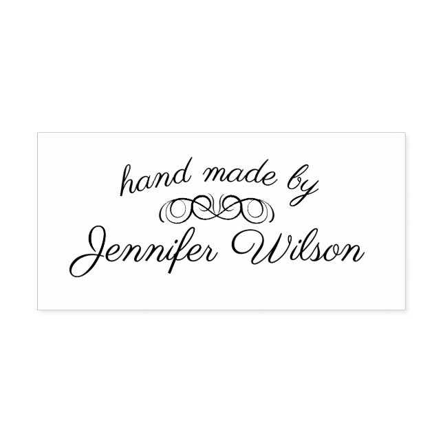 Hand Made | Personalized Self Inking Rubber Stamp (Design)