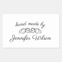 Hand Made | Personalized Sticker