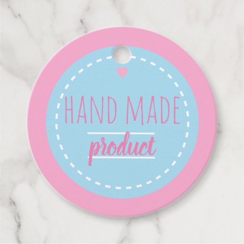 Hand Made Product Pastel Color Changeable SVG Favor Tags