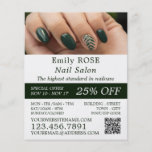 Hand Model, Nail Technician, Nail Salon Flyer<br><div class="desc">Hand Model,  Nail Technician,  Nail Salon Advertising Flyers By The Business Card Store.</div>