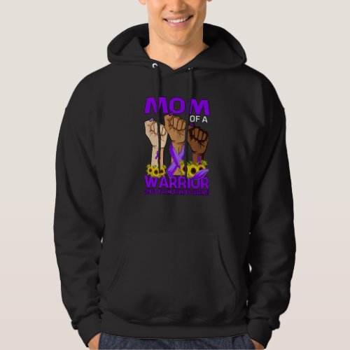 Hand Mom Of A Warrior Arnold Chiari Malformation Hoodie