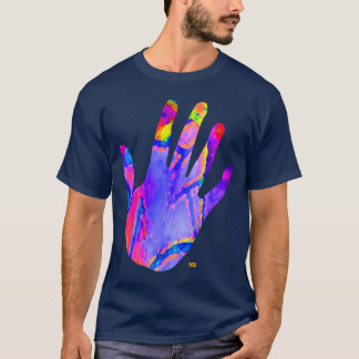 Hand neon - Neon hand T-Shirt