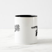 Hand of a Cyborg God? Two-Tone Coffee Mug (Center)