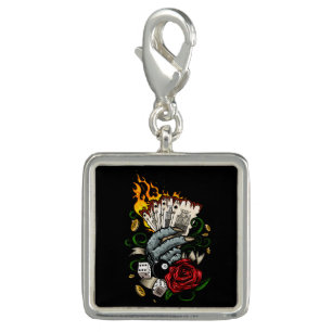 Hand Of Cards Charm