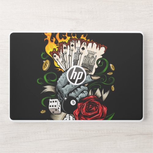 Hand Of Cards HP Laptop Skin