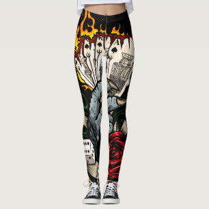 Hand Of Cards Leggings