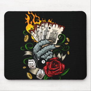 Hand Of Cards Mouse Pad