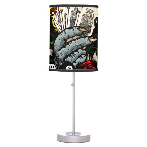 Hand Of Cards Table Lamp