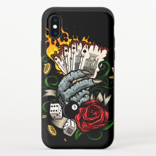 Hand Of Cards iPhone XS Slider Case