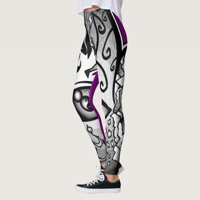 Hand of Creation "Purple Rain"  Leggings (Left)