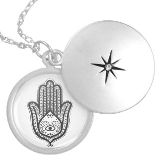 Hand of Fatima Locket Necklace