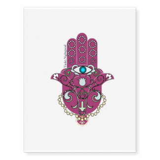 Hand of Fatima Temporary Tattoos