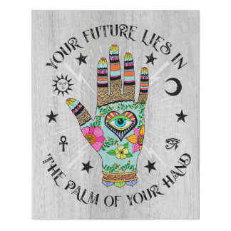 Hand of Fortune Faux Canvas Print