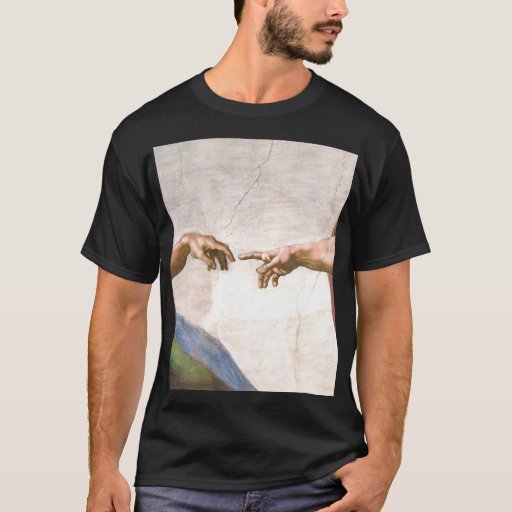 Hand of God by Michelangelo T-Shirt | Zazzle