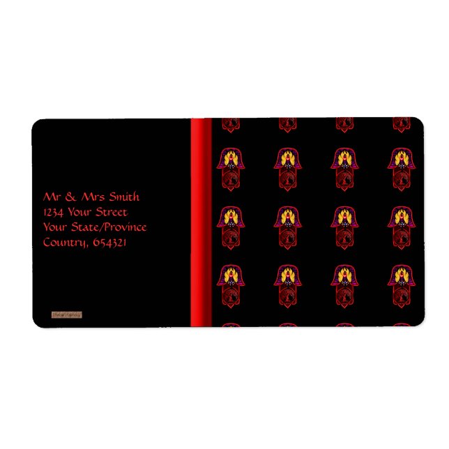 Hand of Hamsa feat: Tree of Life 3 Label (Front)