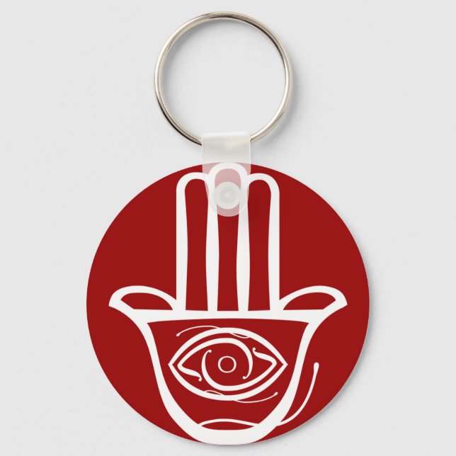 Hand of Miriam (Hamsa) Keychain (Front)