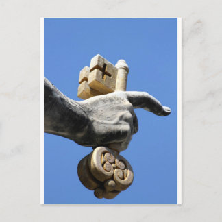 hand of St. Peter with the keys of heaven Postcard