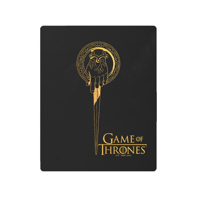 Hand of the King Icon Metal Print (Front)