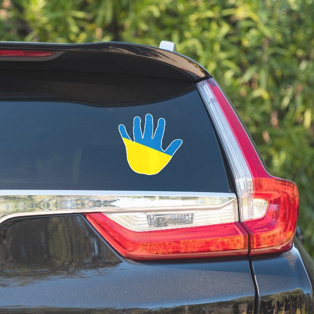 Hand of Ukraine Sticker (Car Side)