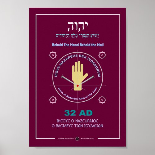 hand of YHVH Poster