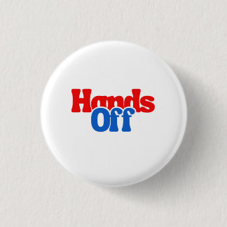 Hand Off Democracy and Rule of Law Button