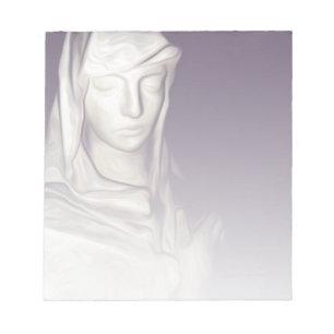 hand on heart notepad