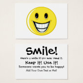 Hand Out a Smile ! by SRF (Front & Back)