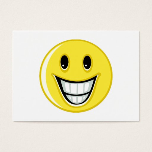 Customizable Hand Out a Smile ! by SRF Business Cards