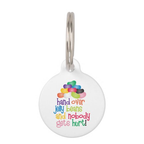 Hand Over Jelly Beans Pet ID Tag