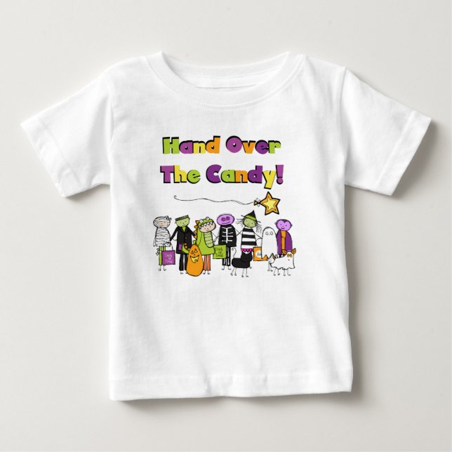 Hand Over the Candy Halloween Tshirts and Gifts (Front)