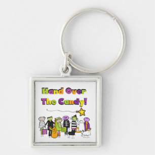 Hand Over the Candy Halloween Tshirts and Gifts Keychain