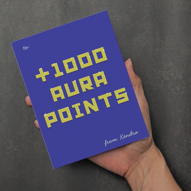 Hand-painted + 1000 Aura points  Holiday Postcard (Creator Uploaded)