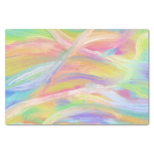 Hand Painted Abstract Painting Gift Tissue Paper