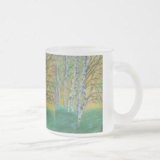 Hand Painted Art Frosted mug Coffee Mug Cup